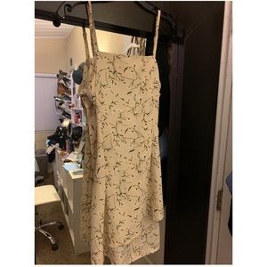 Zaful Yellow Flower Skater Dress